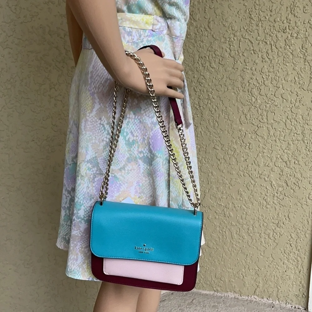 Kate Spade remi colorblock flap chain crossbody